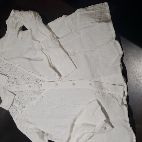 🔥New boutique lace spliced cotton top - Picture 7 of 12